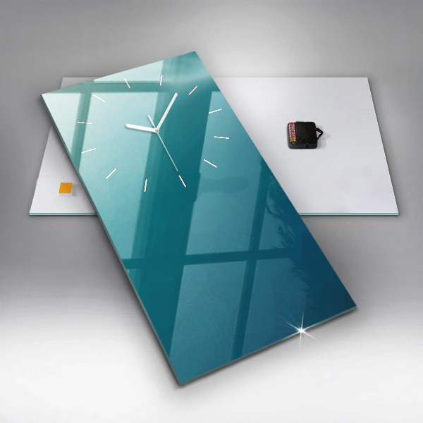 Vertical wall clock Sea abstraction