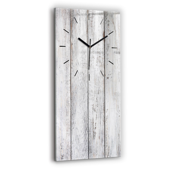 Vertical wall clock Painted boards