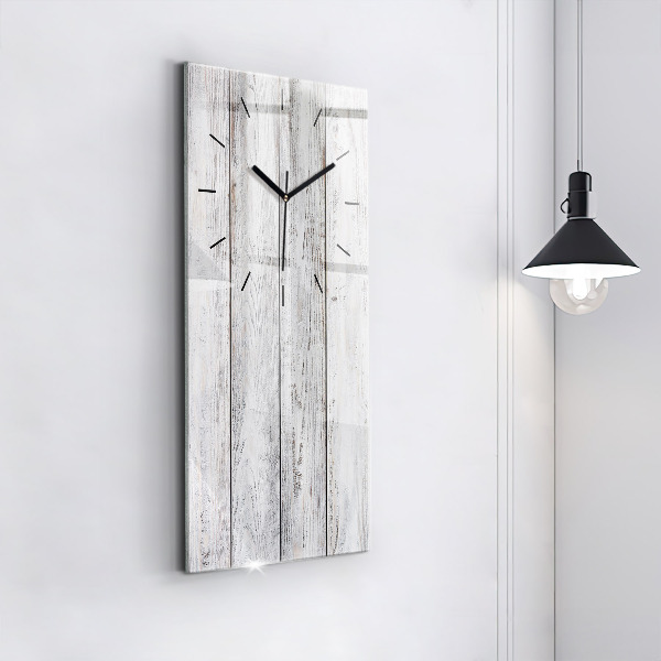 Vertical wall clock Painted boards
