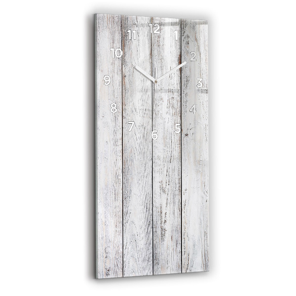 Vertical wall clock Painted boards