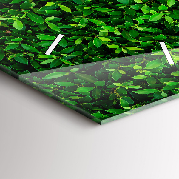 Vertical wall clock Hedge leaves