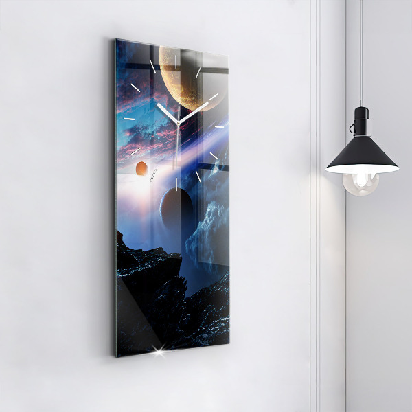 Vertical wall clock Great Galaxy