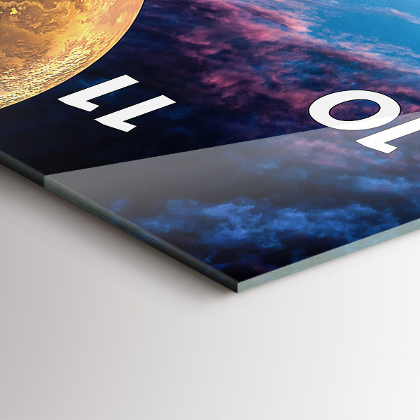 Vertical wall clock Great Galaxy