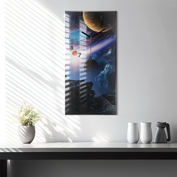 Vertical wall clock Great Galaxy