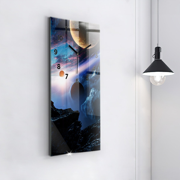 Vertical wall clock Great Galaxy