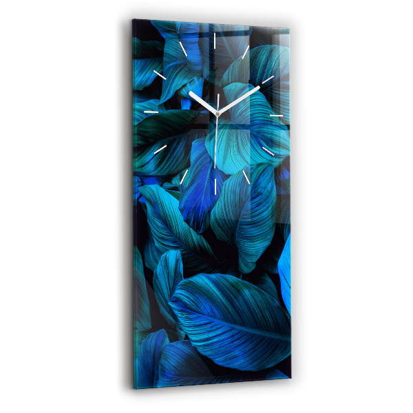 Vertical wall clock Tropical nature