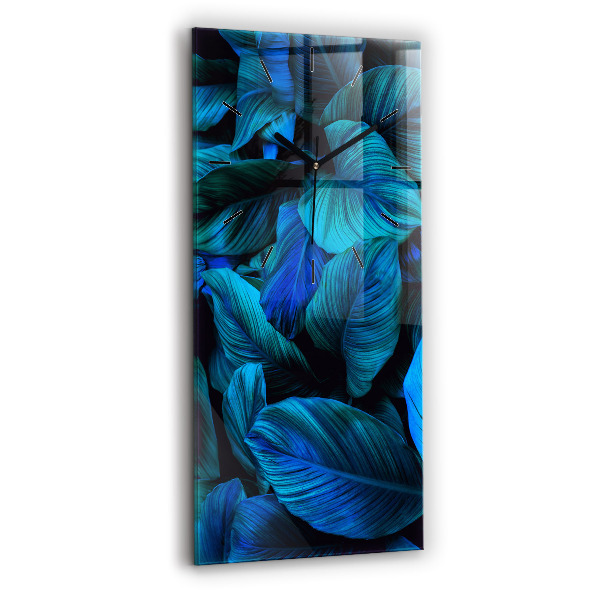 Vertical wall clock Tropical nature