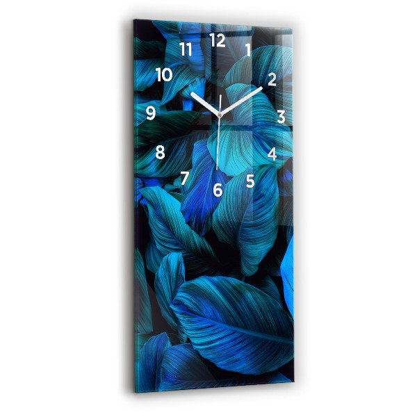 Vertical wall clock Tropical nature