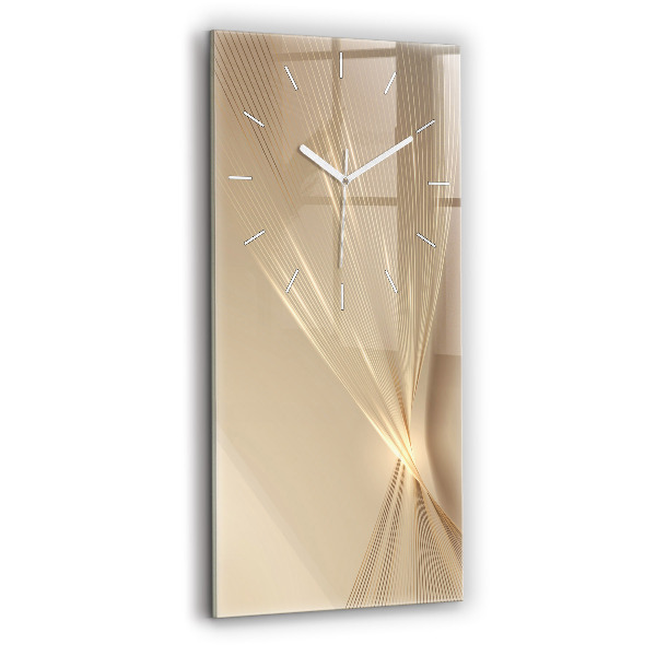 Vertical wall clock Abstract light
