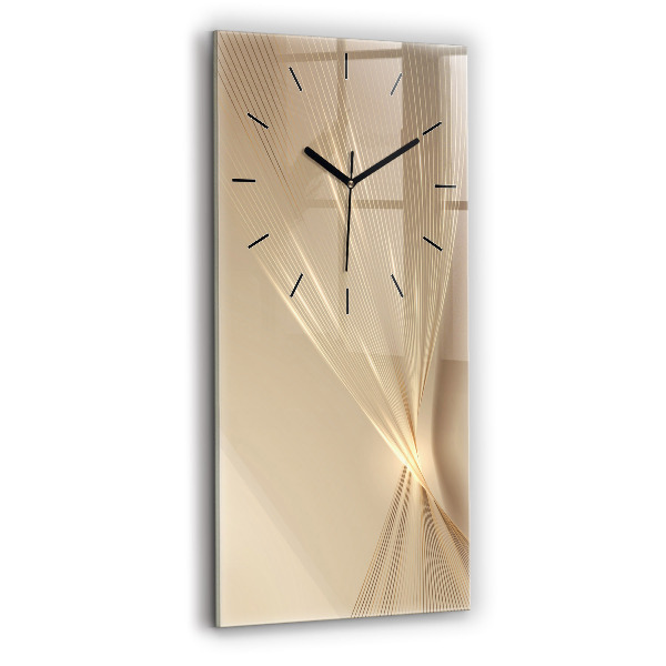 Vertical wall clock Abstract light