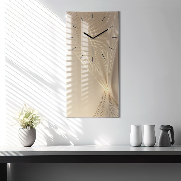 Vertical wall clock Abstract light