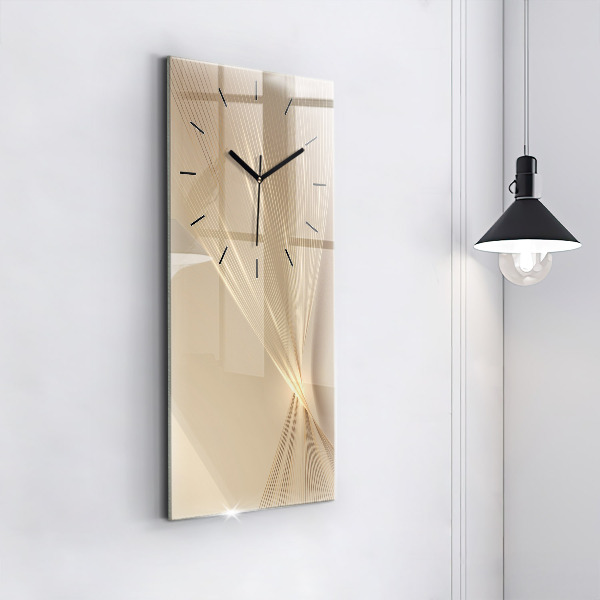 Vertical wall clock Abstract light