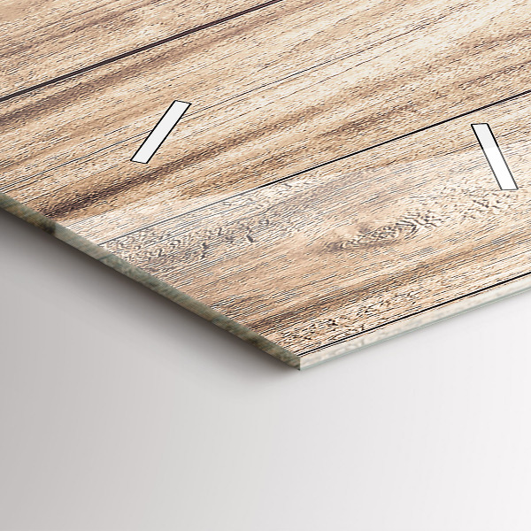 Vertical wall clock Wooden texture