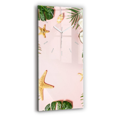 Vertical wall clock Summer mood