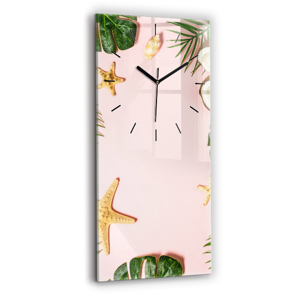 Vertical wall clock Summer mood