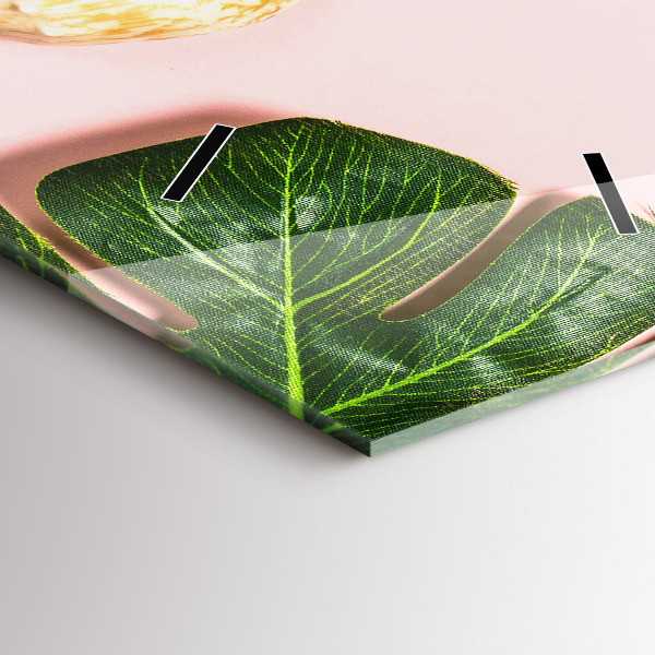 Vertical wall clock Summer mood