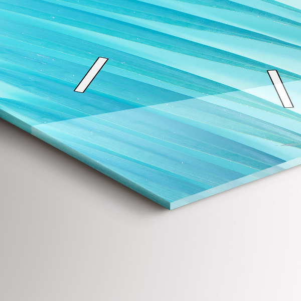 Vertical wall clock Tropical palm tree