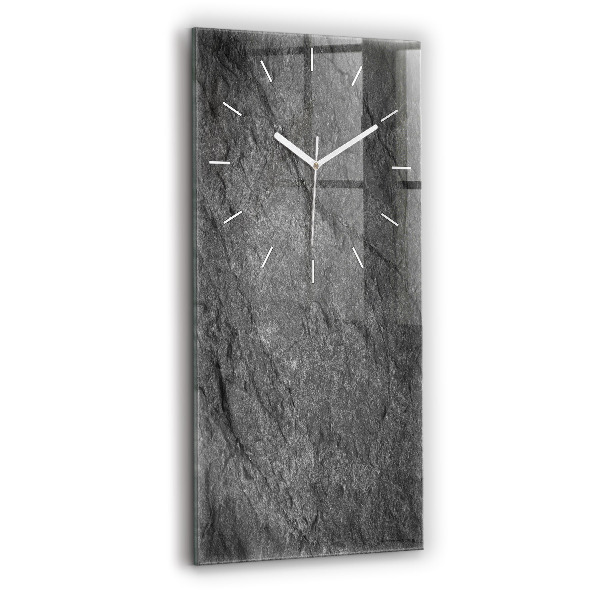Vertical wall clock Volcanic rock