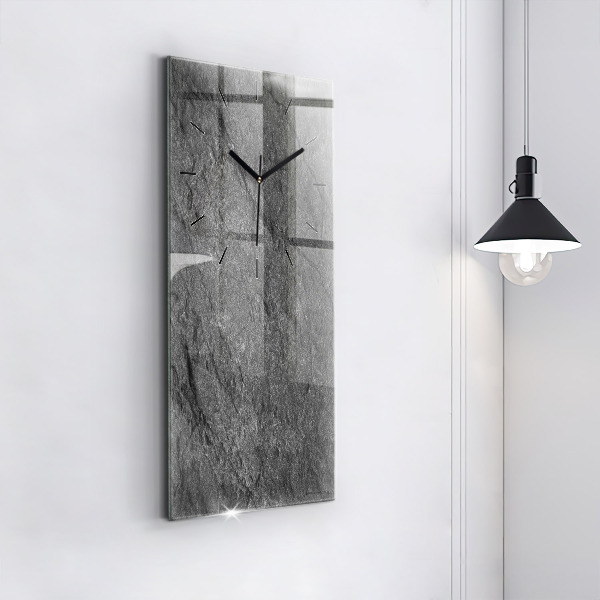 Vertical wall clock Volcanic rock