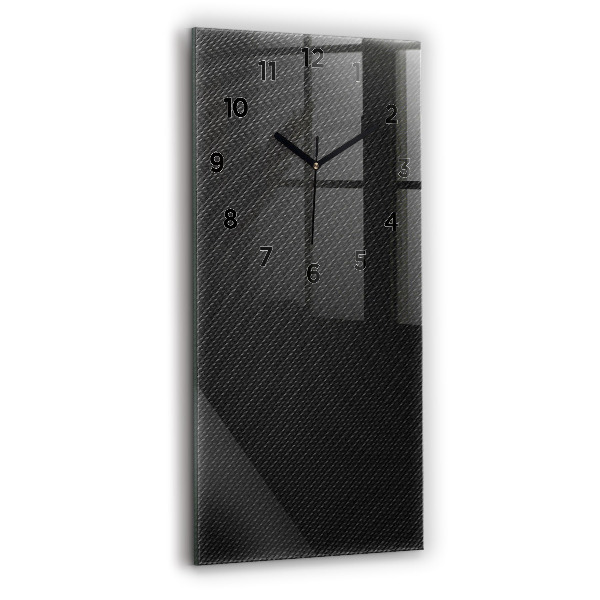 Vertical wall clock Dark abstraction