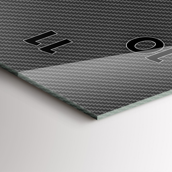 Vertical wall clock Dark abstraction