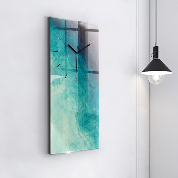 Vertical wall clock Abstraction depth