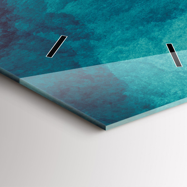 Vertical wall clock Abstraction depth