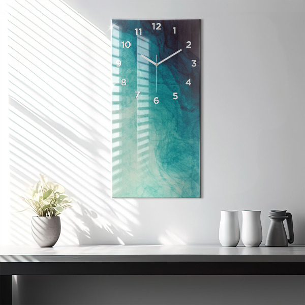 Vertical wall clock Abstraction depth