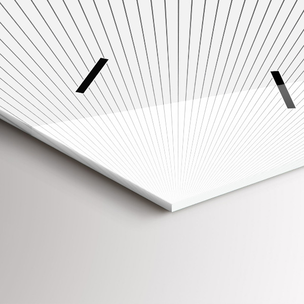 Vertical wall clock Abstraction lines