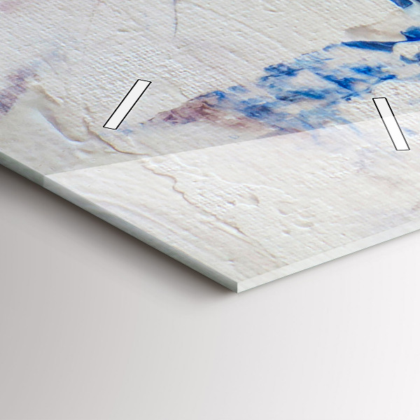 Vertical wall clock Abstract paint texture