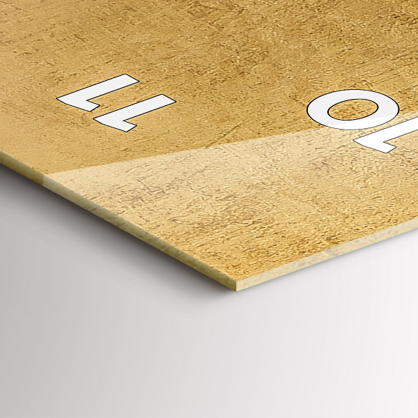 Vertical wall clock Decorative canvas