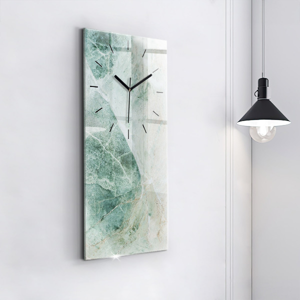 Vertical wall clock Marble Stone Texture