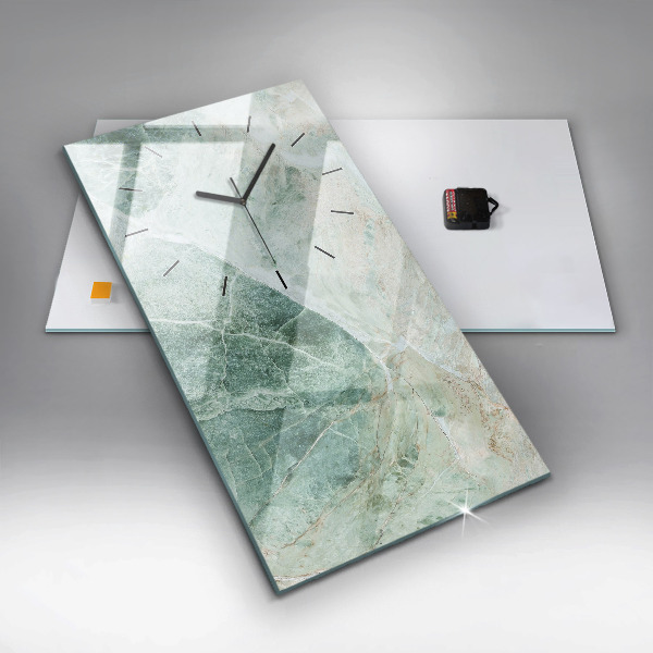 Vertical wall clock Marble Stone Texture
