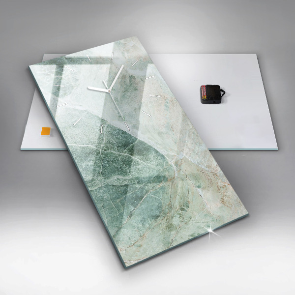 Vertical wall clock Marble Stone Texture