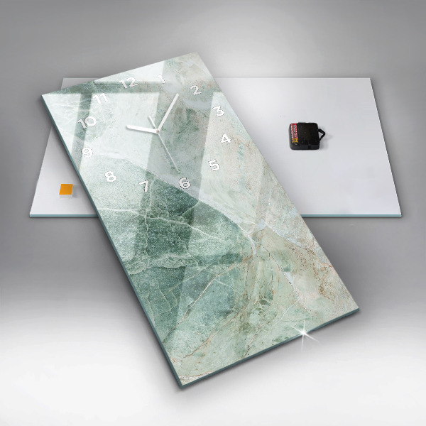 Vertical wall clock Marble Stone Texture