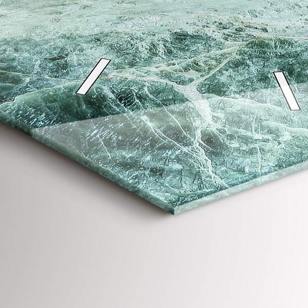 Vertical wall clock Marble Stone Texture