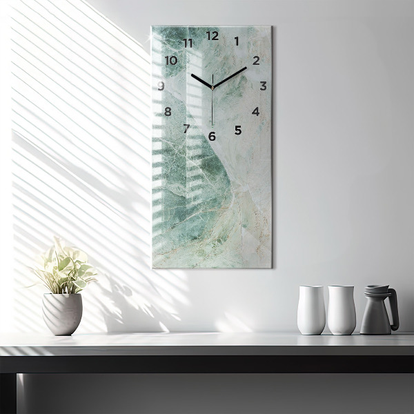 Vertical wall clock Marble Stone Texture