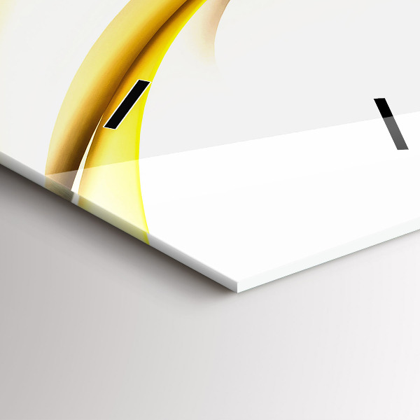 Vertical wall clock Abstract wave