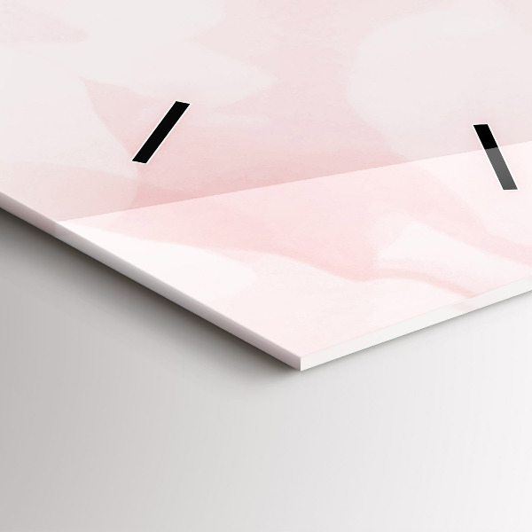 Vertical wall clock Blooming roses