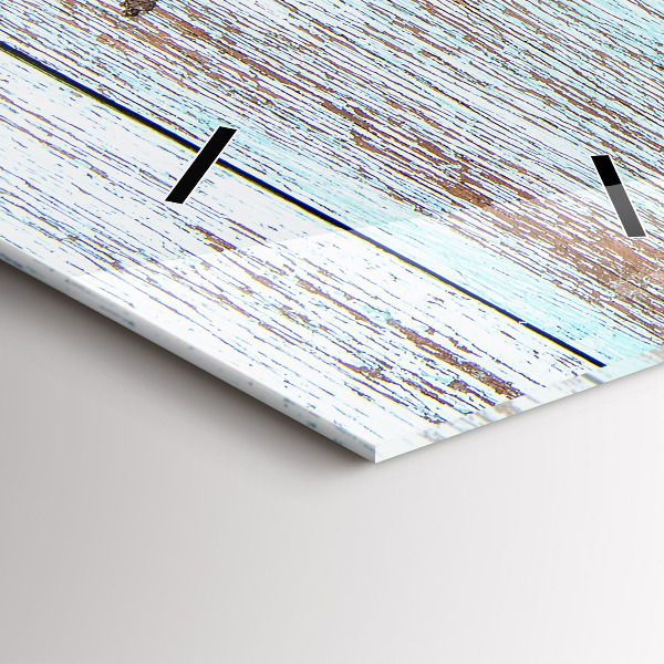 Vertical wall clock Pastel Wood