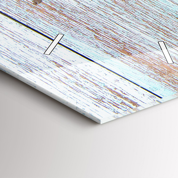 Vertical wall clock Pastel Wood