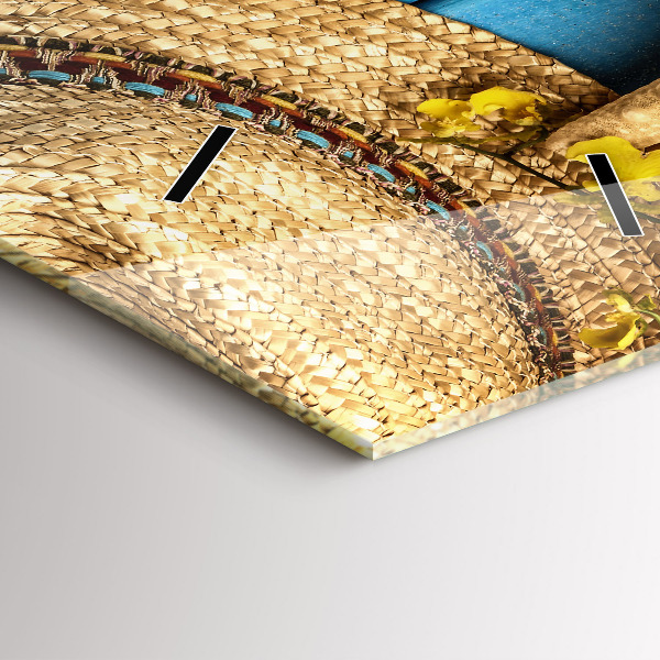 Vertical wall clock Beach accessories and boards