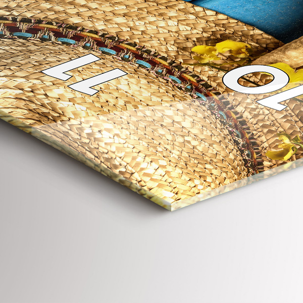 Vertical wall clock Beach accessories and boards