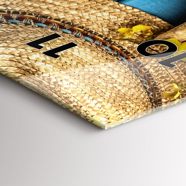 Vertical wall clock Beach accessories and boards