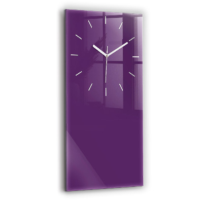 Vertical wall clock Violet