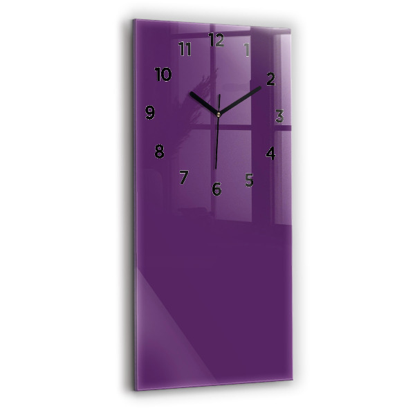 Vertical wall clock Violet