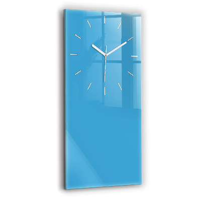 Vertical wall clock Color blue