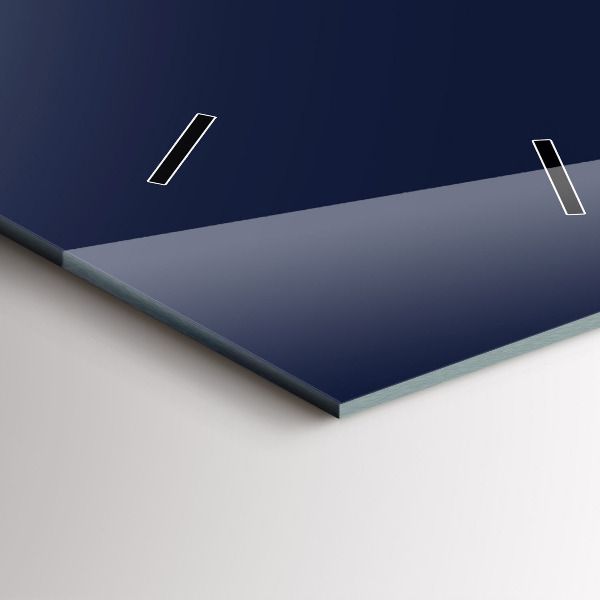 Vertical wall clock Color dark navy blue