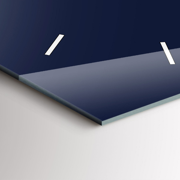 Vertical wall clock Color dark navy blue