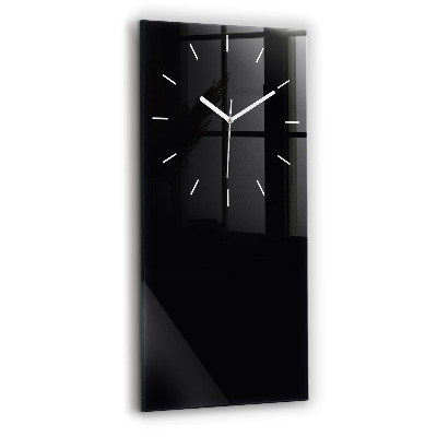 Vertical wall clock Color black